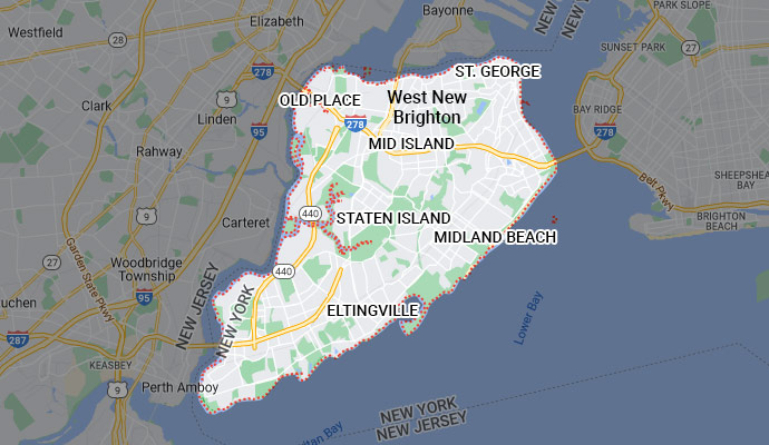 ServiceMaster Professional Restoration Service Area Map